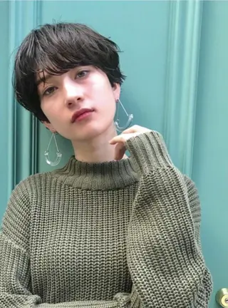 ショート カラー 銀座 似合わせ◎ 櫻井将司のヘアスタイル