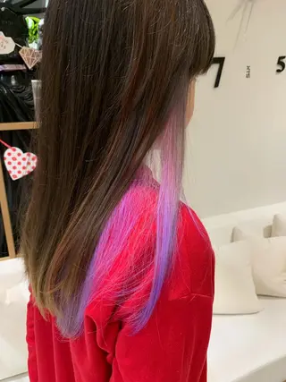 ロング カラー 松吉 純平のヘアスタイル