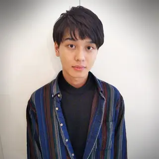 ショート メンズ 艶髪サラサラカラー 🌈前原健吾のヘアスタイル