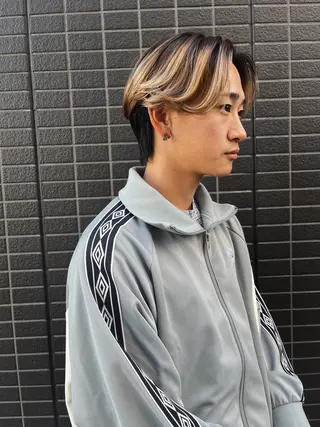ミディアム カラー パーマ メンズ 🔹YUTA🔹 メンズパーマのヘアスタイル