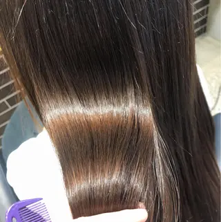 ロング カラー mai🐷髪質改善 🖤透ける暗髪🖤のヘアスタイル