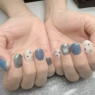 ネイル お爪工房 心花 マネージャーのネイルデザイン