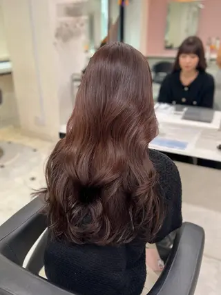 ロング まつパ/ケア ブリーチ/sEnAのヘアスタイル