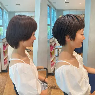 ショート ♡ハッシュカット/ レイヤー/yucoのヘアスタイル