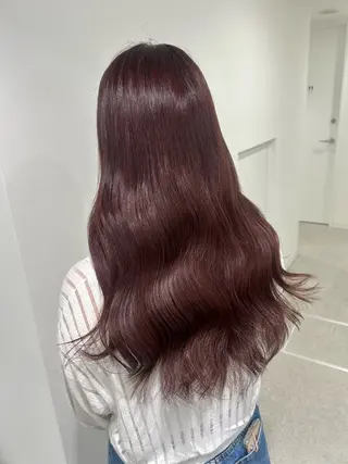 ロング カラー 愛結 暖色カラー🎀🩰のヘアスタイル