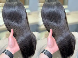 ロング カラー 結べるくびれボブ/透 明感カラーtaigaのヘアスタイル