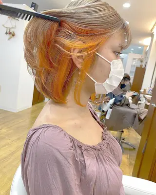 ロング RoL by apollo所属・横浜ブリーチムラ直し 特化美容師/海崎剛史のヘアスタイル