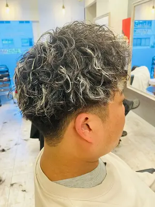 パーマ メンズ メンズ特化/パーマ/ フェードWATARUのヘアスタイル