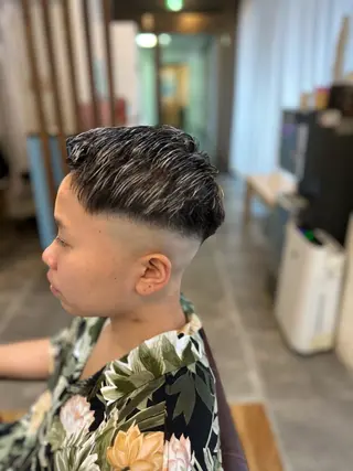 ショート カラー CECIL hair なんば店所属・メンズパーマ 艶髪☆店長☆有馬のヘアスタイル