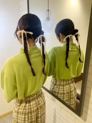 ヘアアレンジ 鍋嶋 涼香のヘアスタイル