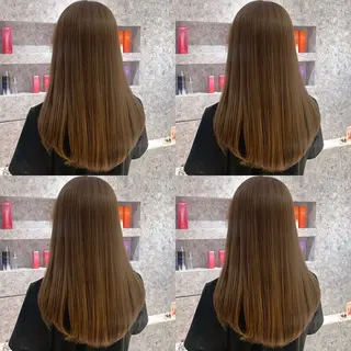 セミロング カラー GO TODAY SHAiRE SALON 新宿店所属・Minami. 🩵 再現性特化ヘアのヘアスタイル