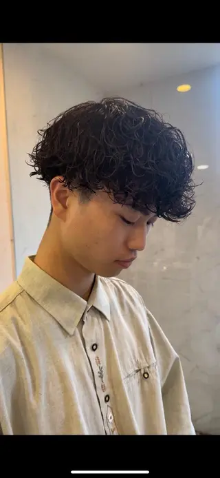 パーマ メンズ 年間2000名担当◎ パーマ職人/仲原佑樹のヘアスタイル