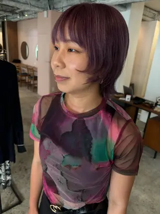 ショート カラー Hayashi Shioriのヘアスタイル