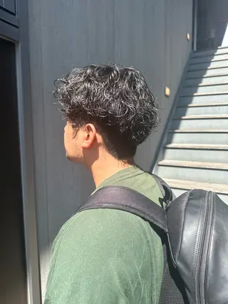 ショート パーマ 似合わせレイヤー 海外風レイヤーmioのヘアスタイル