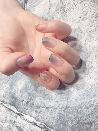 ネイル 北浦和 自爪育成ケアのネイルデザイン