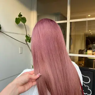 ロング カラー ワタナベ モカ🦢のヘアスタイル