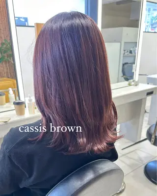 セミロング カラー 山下恋佳/矢場町/ ブリーチ/ショートのヘアスタイル