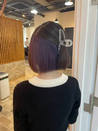 ショート カラー STAR RIVER所属・YUI/ ブリーチカラー🌷のヘアスタイル