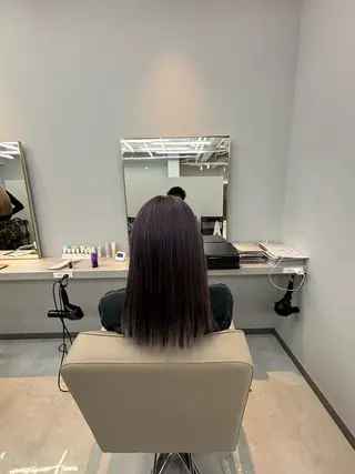 ミディアム カラー 山崎 隼のヘアスタイル
