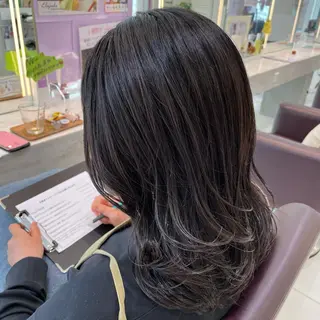 セミロング パーマ ヘアセット/髪質改善 🌿 長 若奈のヘアスタイル