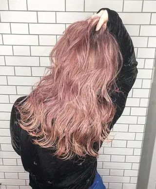 ロング カラー ANGELICA LABO 梅田店のヘアスタイル