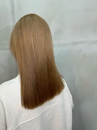 ロング 益 佑夏のヘアスタイル