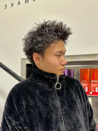 パーマ メンズ 骨格矯正/理論パーマ /悩み改善/yuyaのヘアスタイル