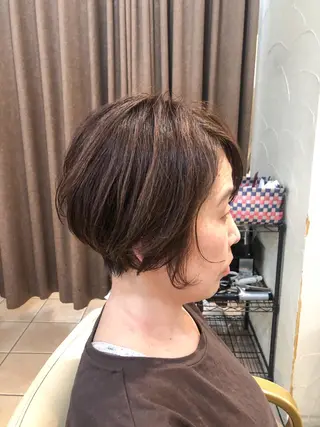 ショート 地毛風ストレート ⚡️下ノ村柊斗⚡️のヘアスタイル