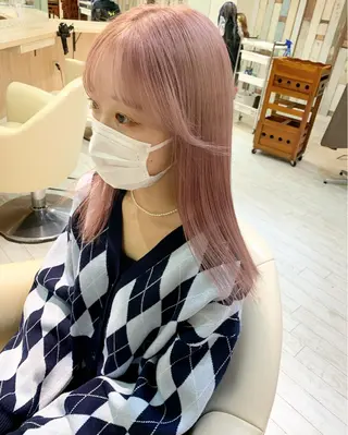 ロング カラー ヘアアレンジ ブリーチなし/ レイヤー🌿runaのヘアスタイル