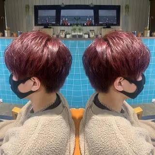 ショート カラー 韓国🇰🇷 ✂︎hair 内田愛のヘアスタイル