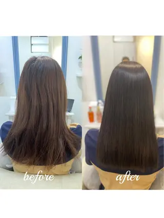 セミロング カラー ✨髪質改善が大好評✨ 美容室lic近藤✨のヘアスタイル