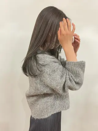 セミロング 田中 碧のヘアスタイル