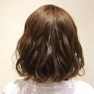 ミディアム カラー ツヤ美髪💐 髪質改善/高山愛来のヘアスタイル