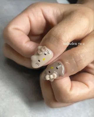ネイル ネイル&ホワイトニング   Yu-a所属・yu-a  スカルプ ネイルakiのネイルデザイン