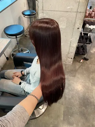 カラー 🤍ベージュ/透明感 韓国ヘア/まりん🤍のヘアスタイル