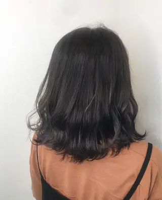 ミディアム カラー 柴田 祐輔のヘアスタイル