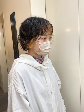 ショート パーマ ショート/パーマ/ カラー/FUKOのヘアスタイル