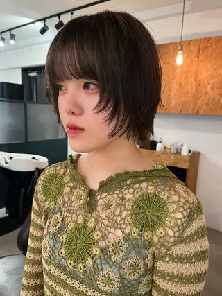 ショート 暖色/パーマ 🌼クニトウメイのヘアスタイル