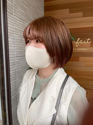 ショート カラー 【AMANEQ】 yuka🦋のヘアスタイル