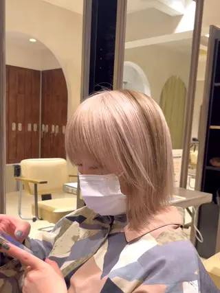 ミディアム カラー 橋口 陽太のヘアスタイル