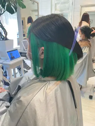 ミディアム カラー Fbeauty所属・ブリーチ koheiのヘアスタイル