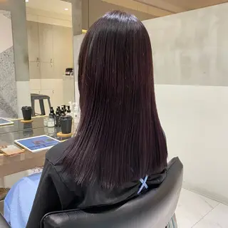 セミロング カラー 艶感/ナチュラル 🌿マアヤのヘアスタイル