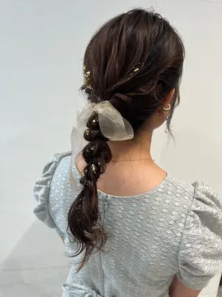 透明感color ˚✧₊amuのヘアスタイル