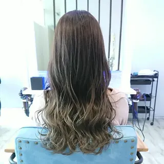 ロング カラー ヘアアレンジ 小林 伸行のヘアスタイル