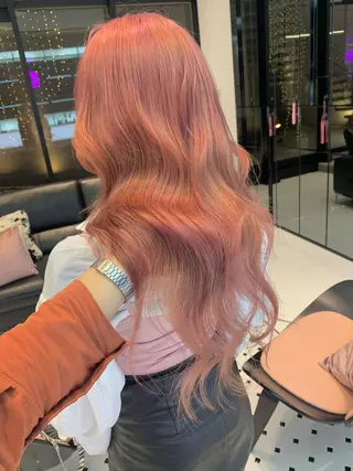 ロング カラー ハッシュカット/ハイ トーン/MANAMIのヘアスタイル