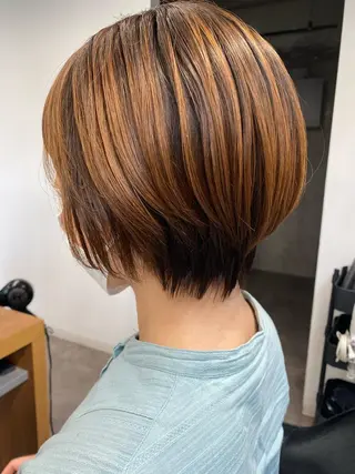 ショート ショート・ウルフ✂︎ 安住有咲子のヘアスタイル