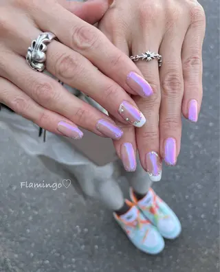 ネイル 40代からの爪を守る ×ケア重視サロン♡のネイルデザイン