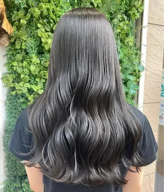 ロング カラー 透明感カラー/韓国 ヘア🩶yuri🩵のヘアスタイル