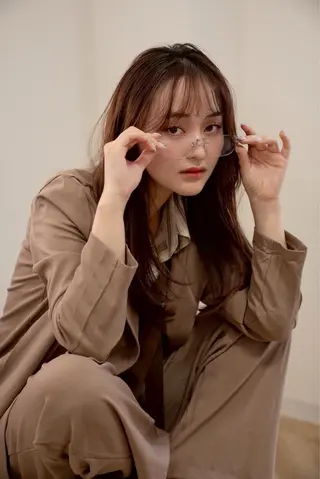 セミロング Farbe 🤍officialのヘアスタイル