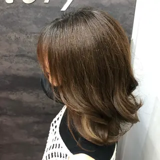 ミディアム カラー 💗レイヤーショート ボブ艶髪/竜也💗のヘアスタイル